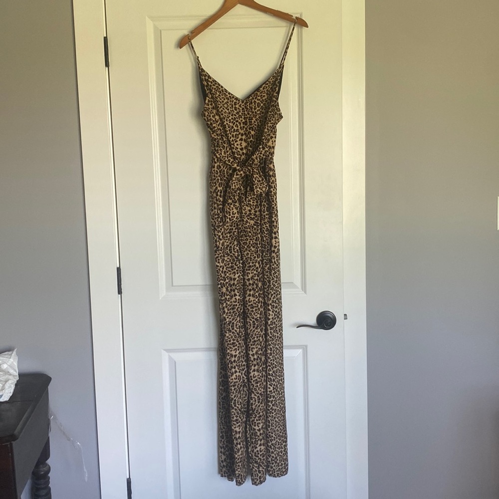 Cheetah print jumpsuit